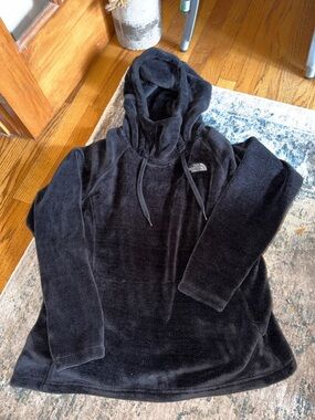 The North Face Bellarine Hoodie Pullover PLUSH COZY Funnel Neck Black Women’s XL